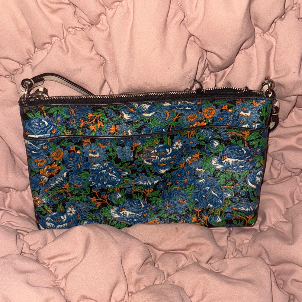 Floral Women's Coach Wristlet